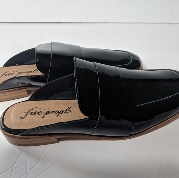 Free People 36 At Ease Women's Size 5 Shoes Black  Mule Fashion Loafers - Picture 5 of 11